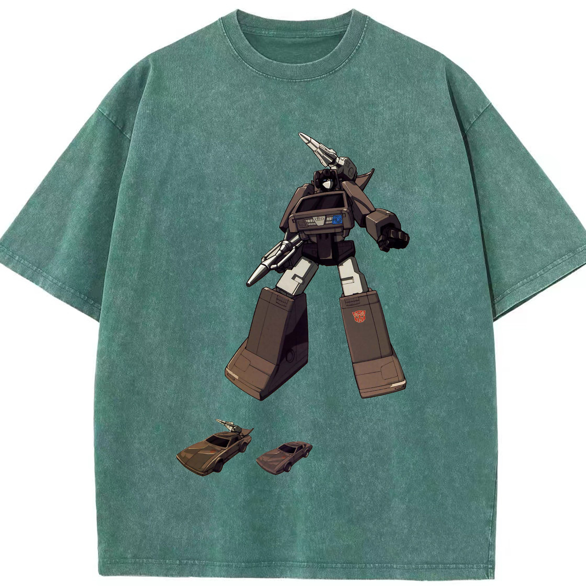 （画像用）  綿100% ヴィンテージ風 半袖Tシャツ（フロントプリント）